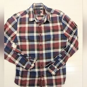 Banana Republic Cotton Grant Fit Plaid Flannel Shirt